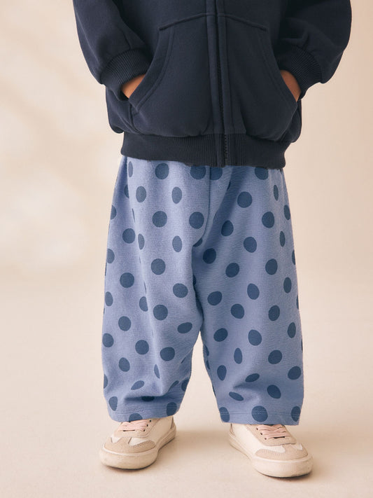 Blue Spot Barrel Leg Trousers (3mths-7yrs) image 1