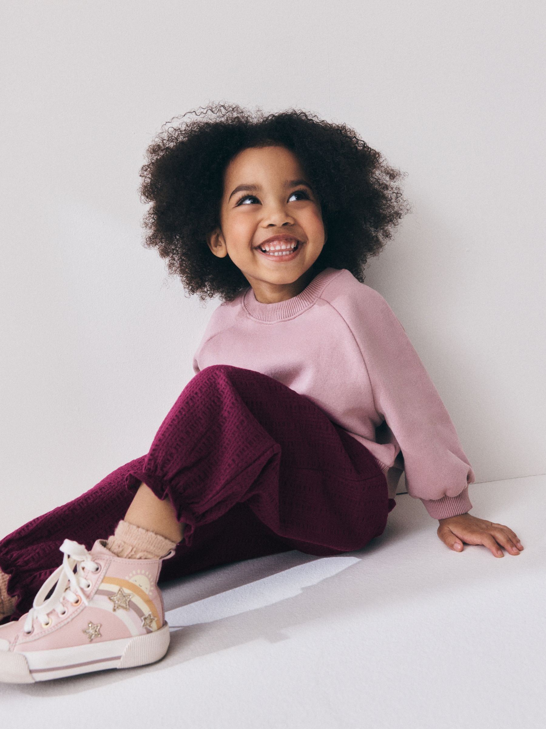 Purple Textured Bloomer Trousers (3mths-7yrs) image 4