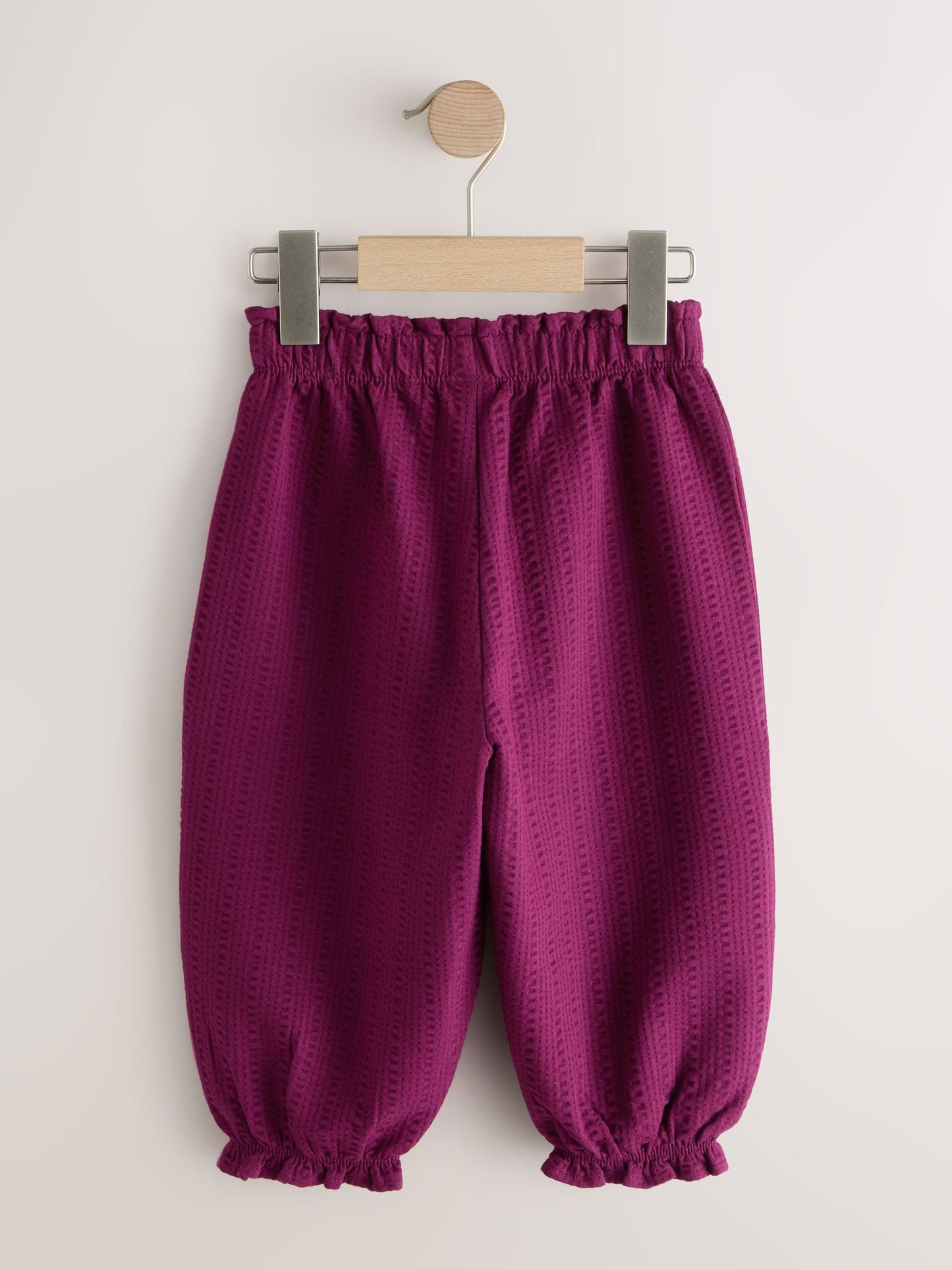 Purple Textured Bloomer Trousers (3mths-7yrs) image 6