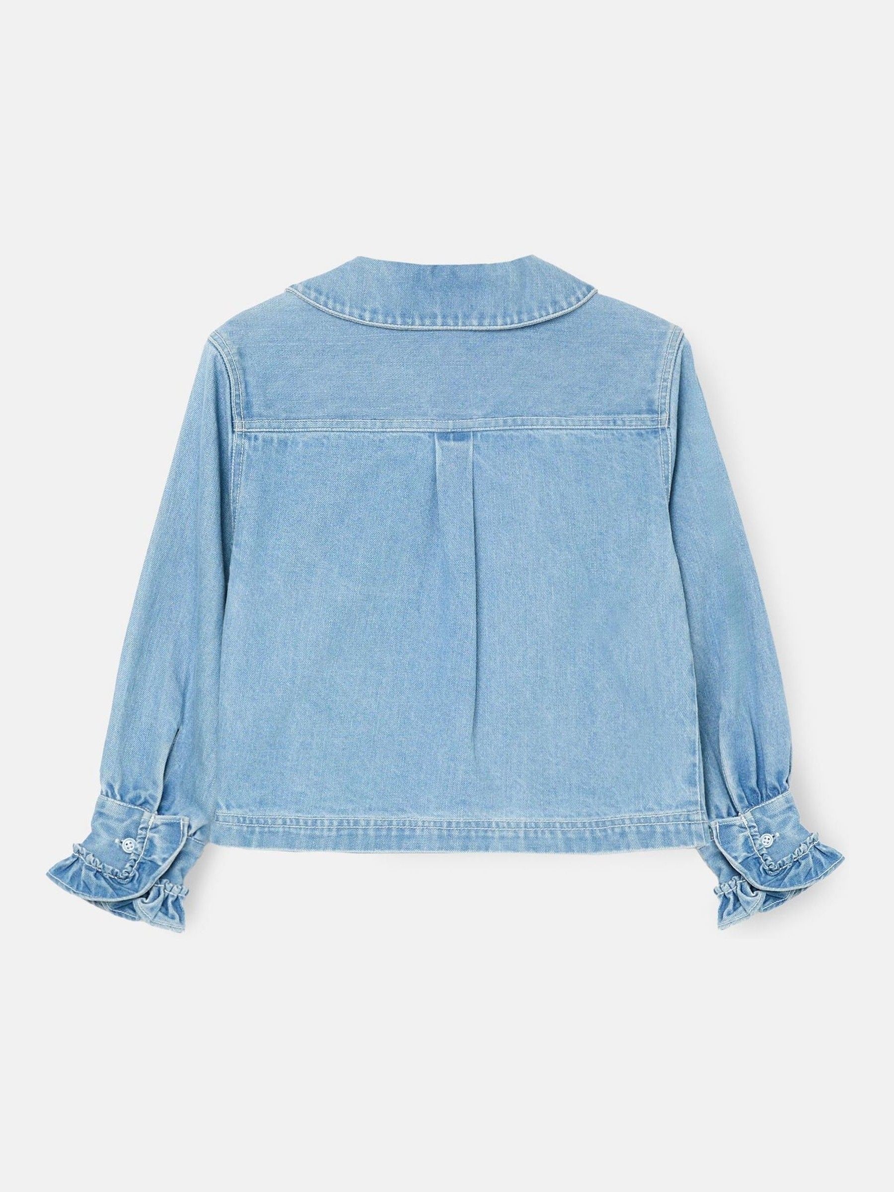 Dsiney Kidz - Angel & Rocket Blue Eden 3D Flower Denim Shirt image 7