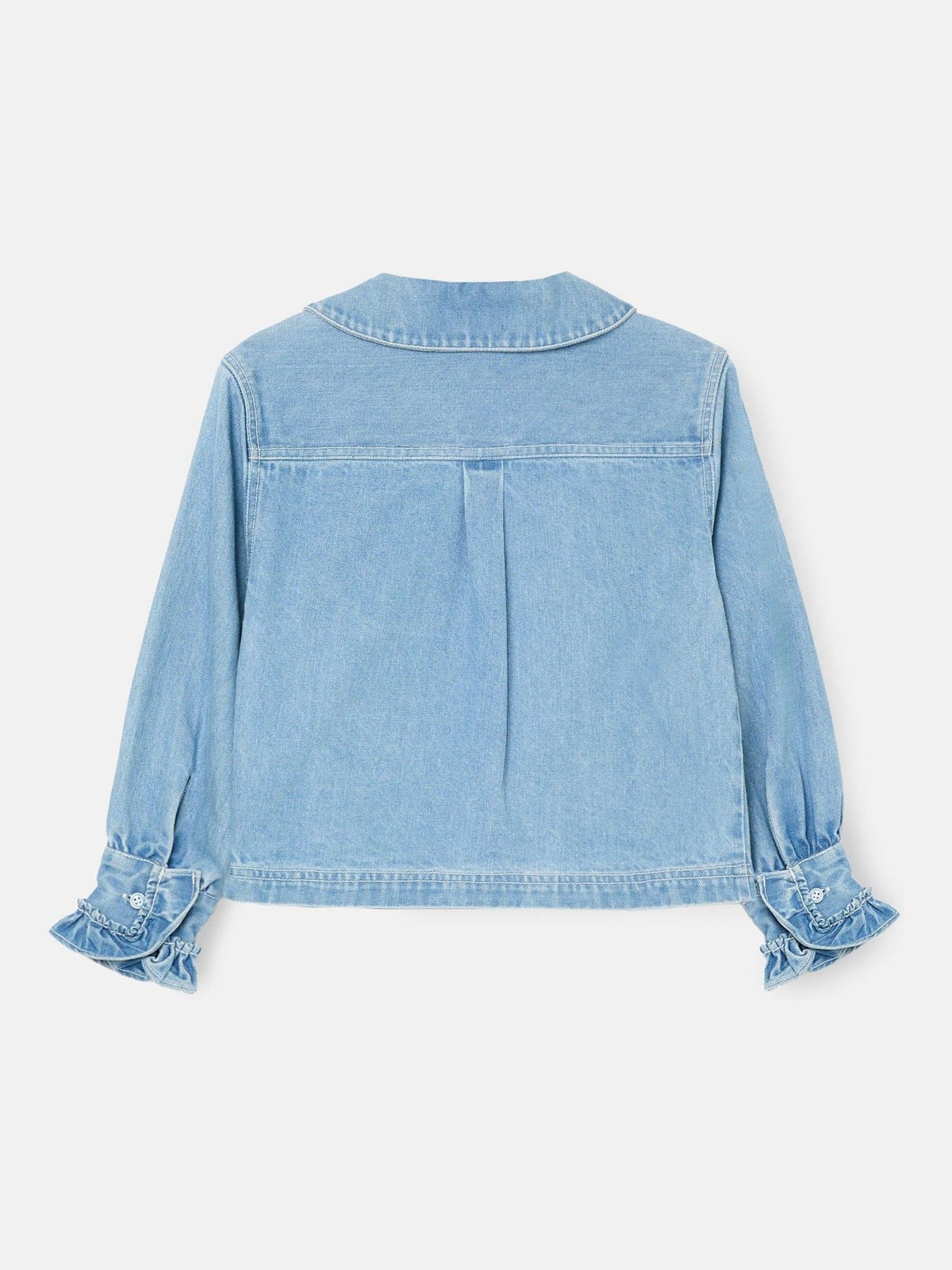 Dsiney Kidz - Angel & Rocket Blue Eden 3D Flower Denim Shirt image 7