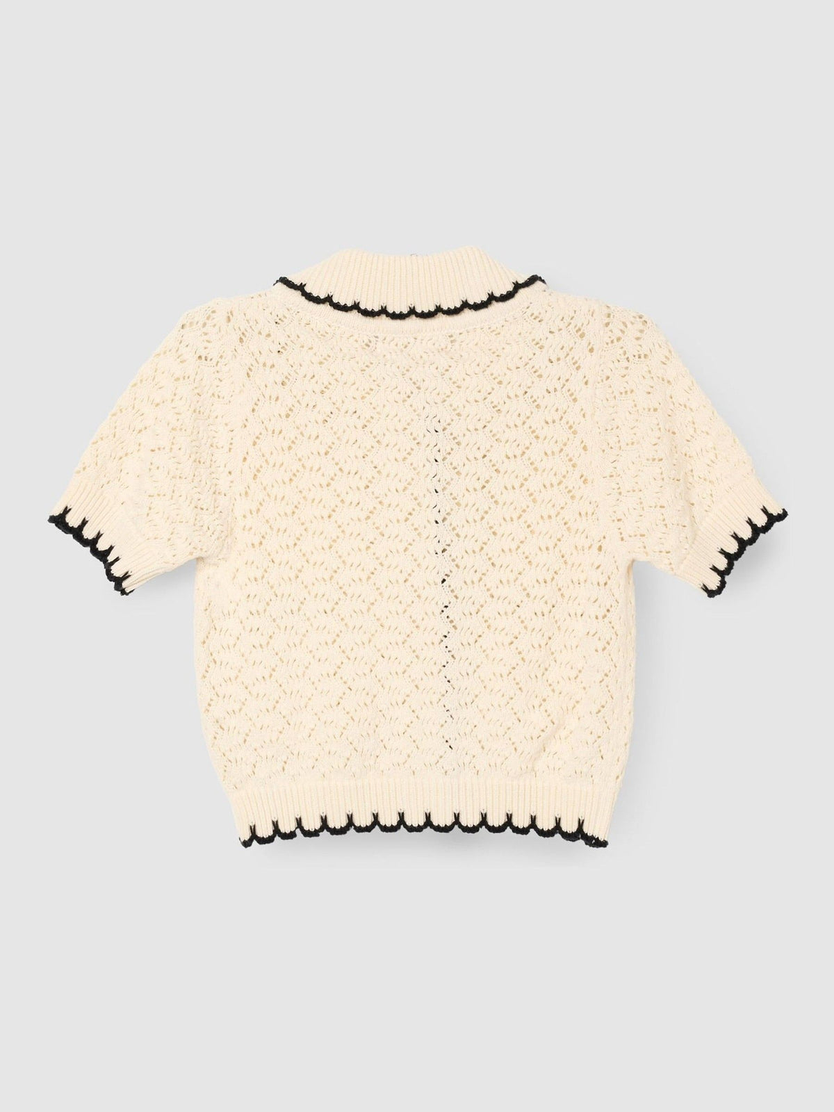 Dsiney Kidz - Angel & Rocket White Penny Frill Detail Short Sleeve Cardigan image 6