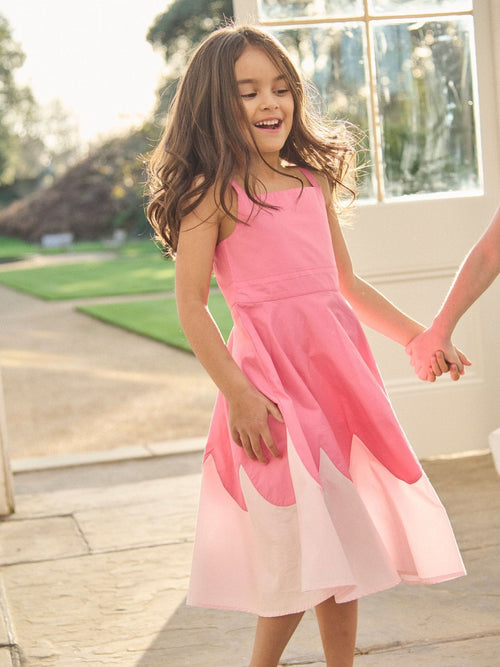 Dsiney Kidz - Angel & Rocket Pink Allegra Pink Scallop Swing Dress image 1