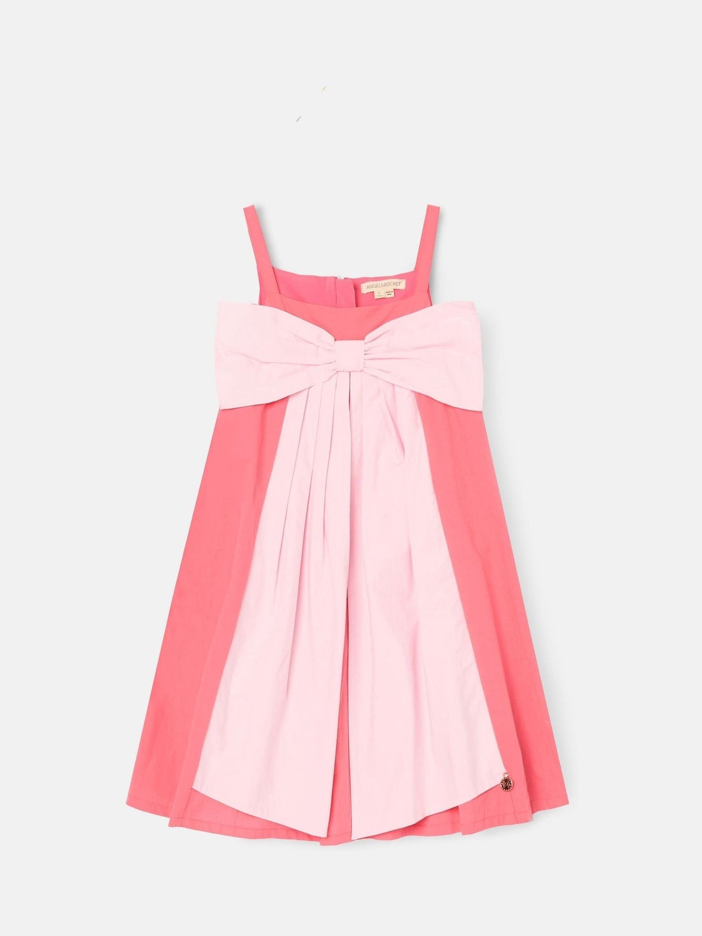 Angel & Rocket Pink Libby Bow Pleat Dress image 5