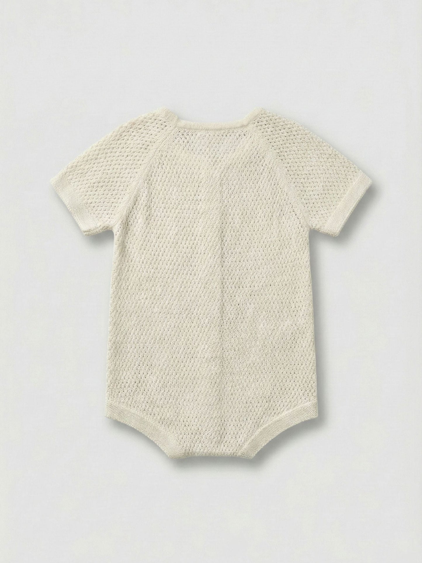 Angel & Rocket White Lou Knitted Rompersuits image 5