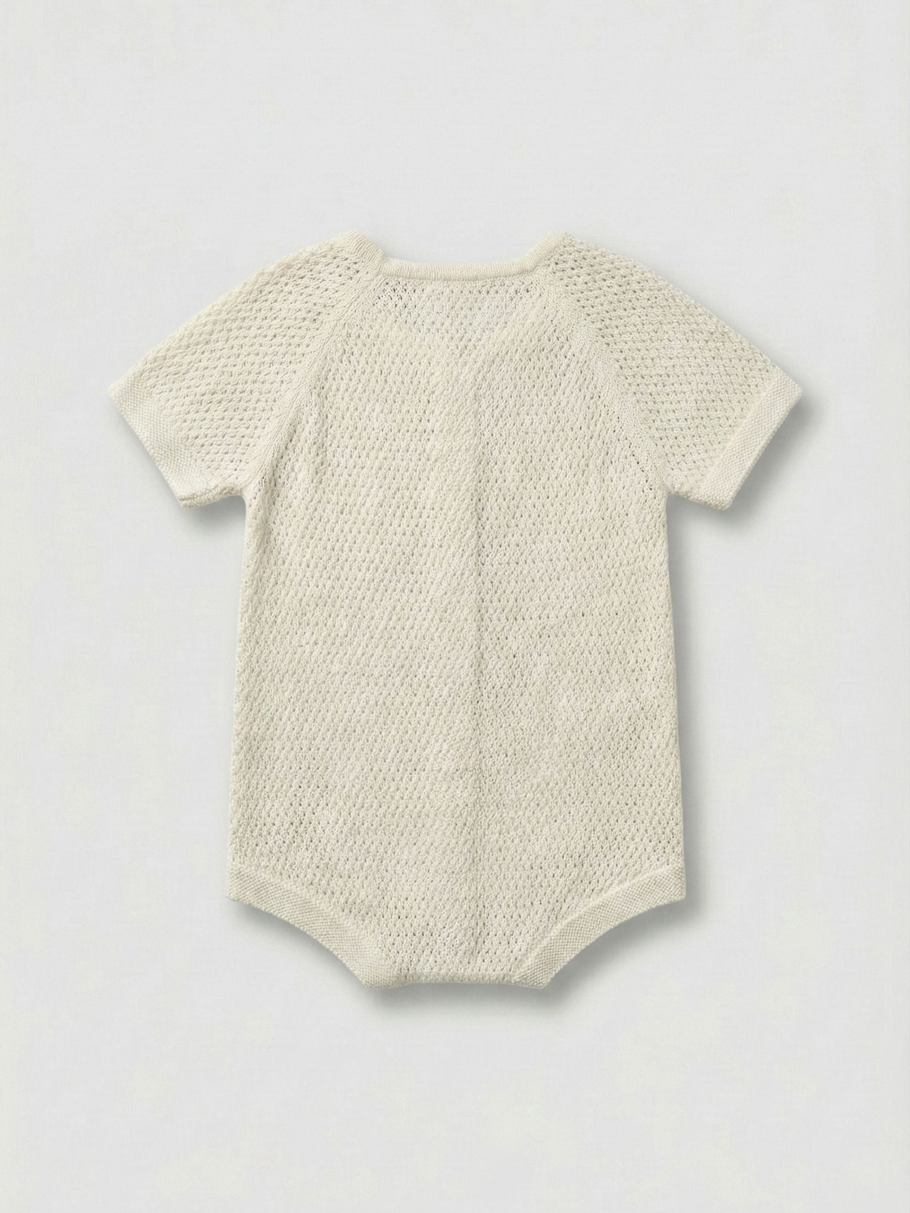 Angel & Rocket White Lou Knitted Rompersuits image 5