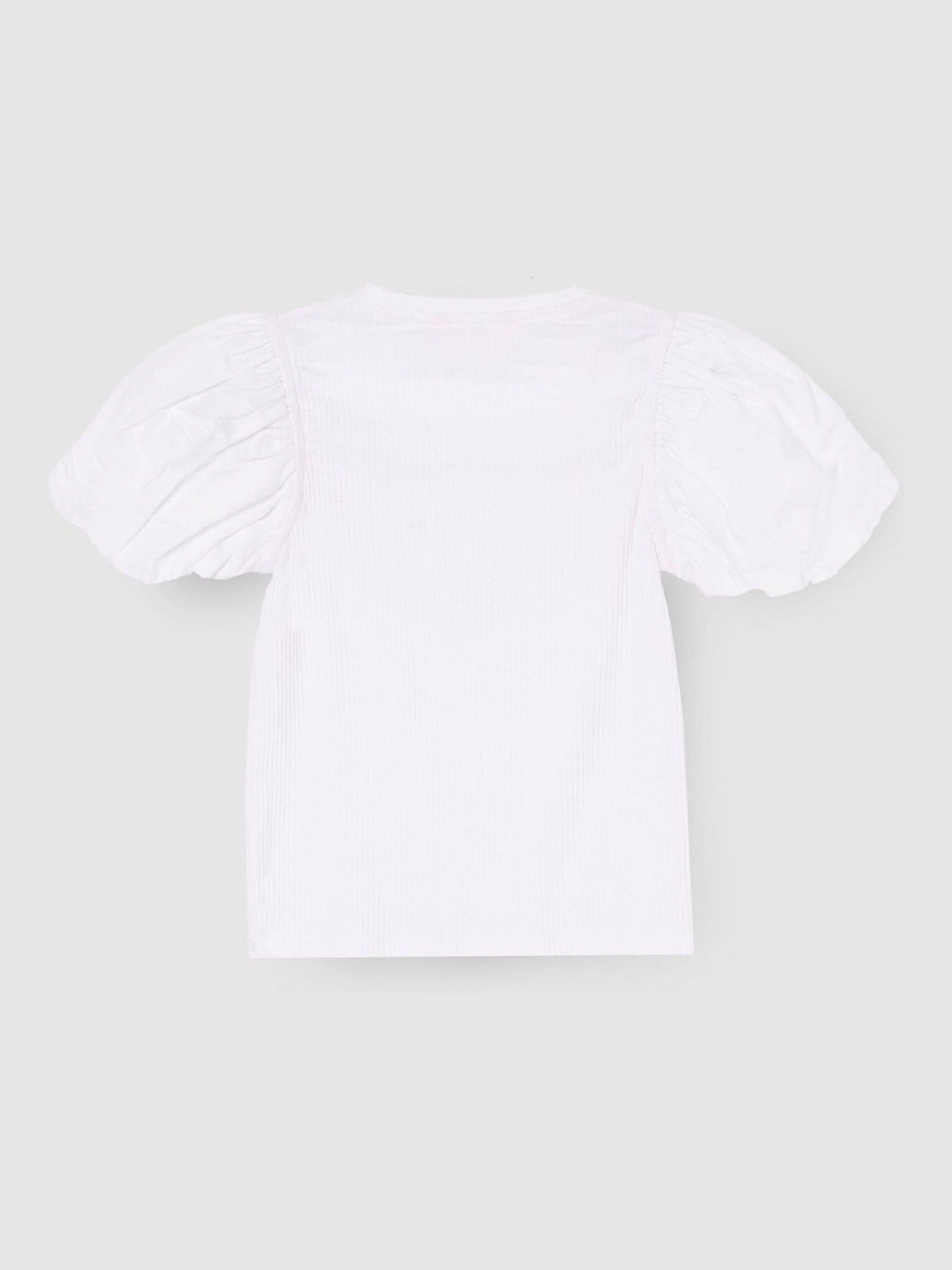 Dsiney Kidz - Angel & Rocket White Eve Ruffle Heart Puff Sleeve T-Shirt image 5