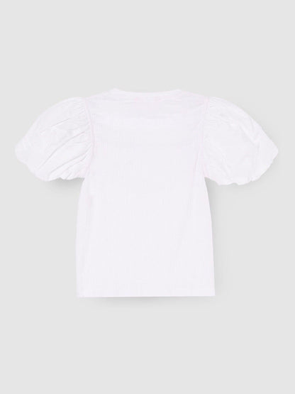 Dsiney Kidz - Angel & Rocket White Eve Ruffle Heart Puff Sleeve T-Shirt image 5
