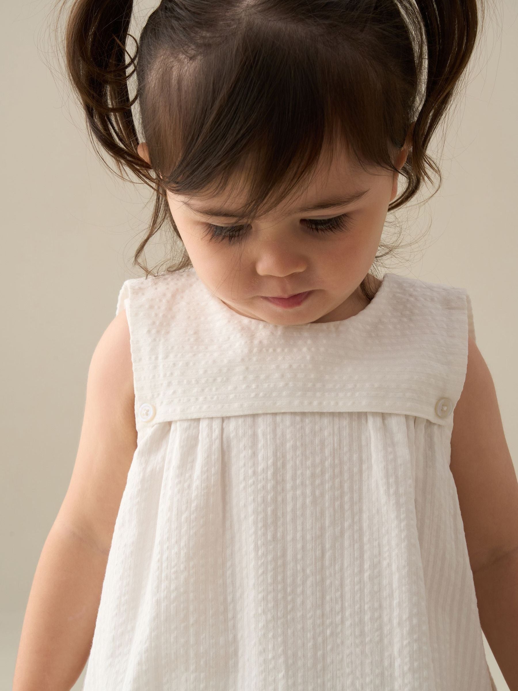 Angel & Rocket White Lila Stripe Ric Rac Bloomer Dress image 4