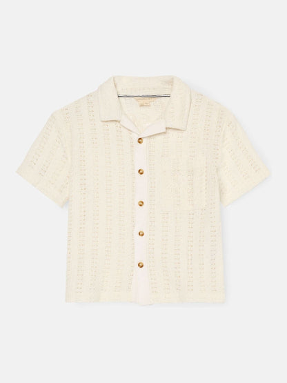 Dsiney Kidz - Angel & Rocket Cream Bradley Crochet Embroidered Shirt image 4