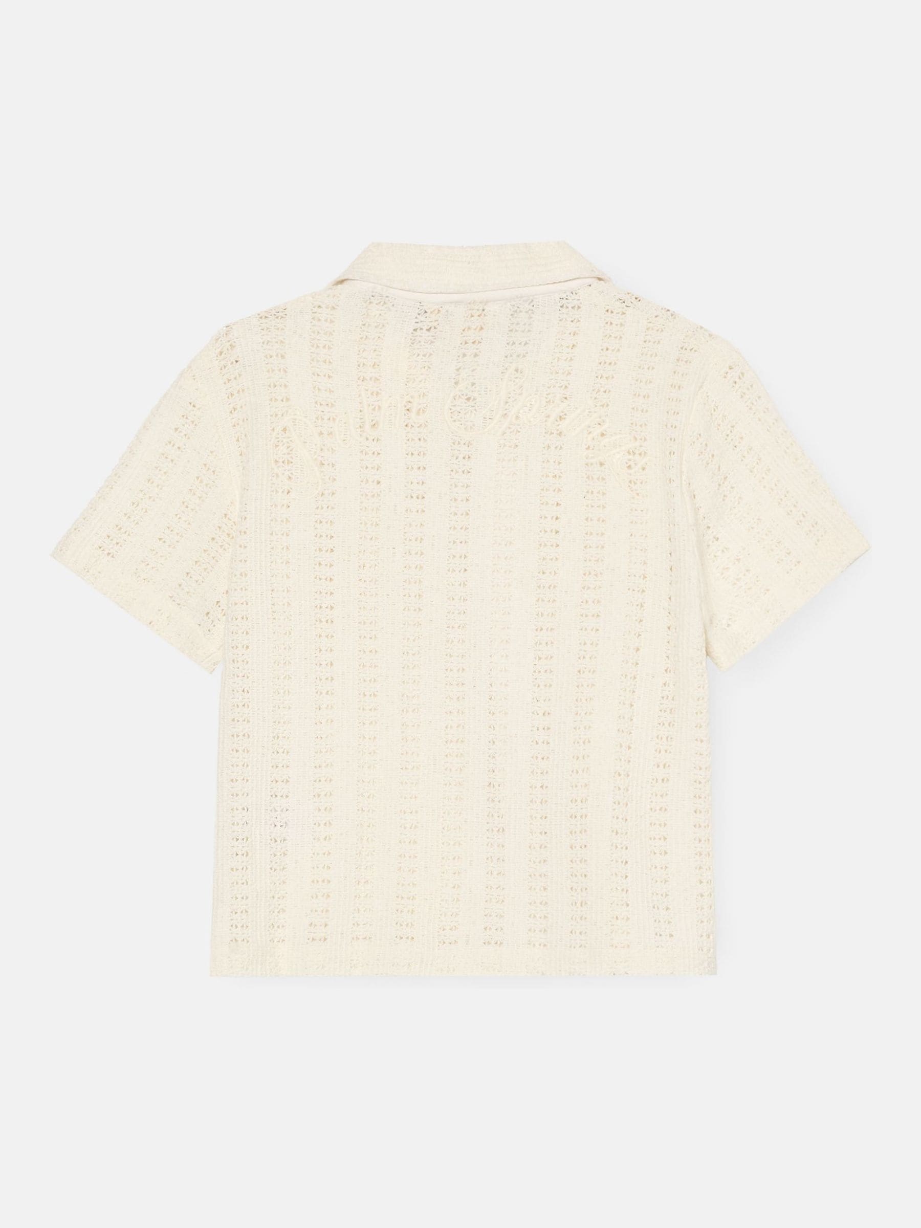 Dsiney Kidz - Angel & Rocket Cream Bradley Crochet Embroidered Shirt image 5