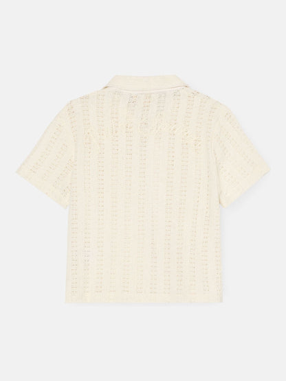 Dsiney Kidz - Angel & Rocket Cream Bradley Crochet Embroidered Shirt image 5