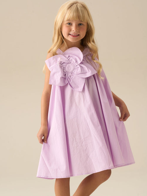 Dsiney Kidz - Angel & Rocket Purple Marnie Corsage Swing Dress image 1