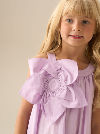 Angel & Rocket Purple Marnie Corsage Swing Dress image 2