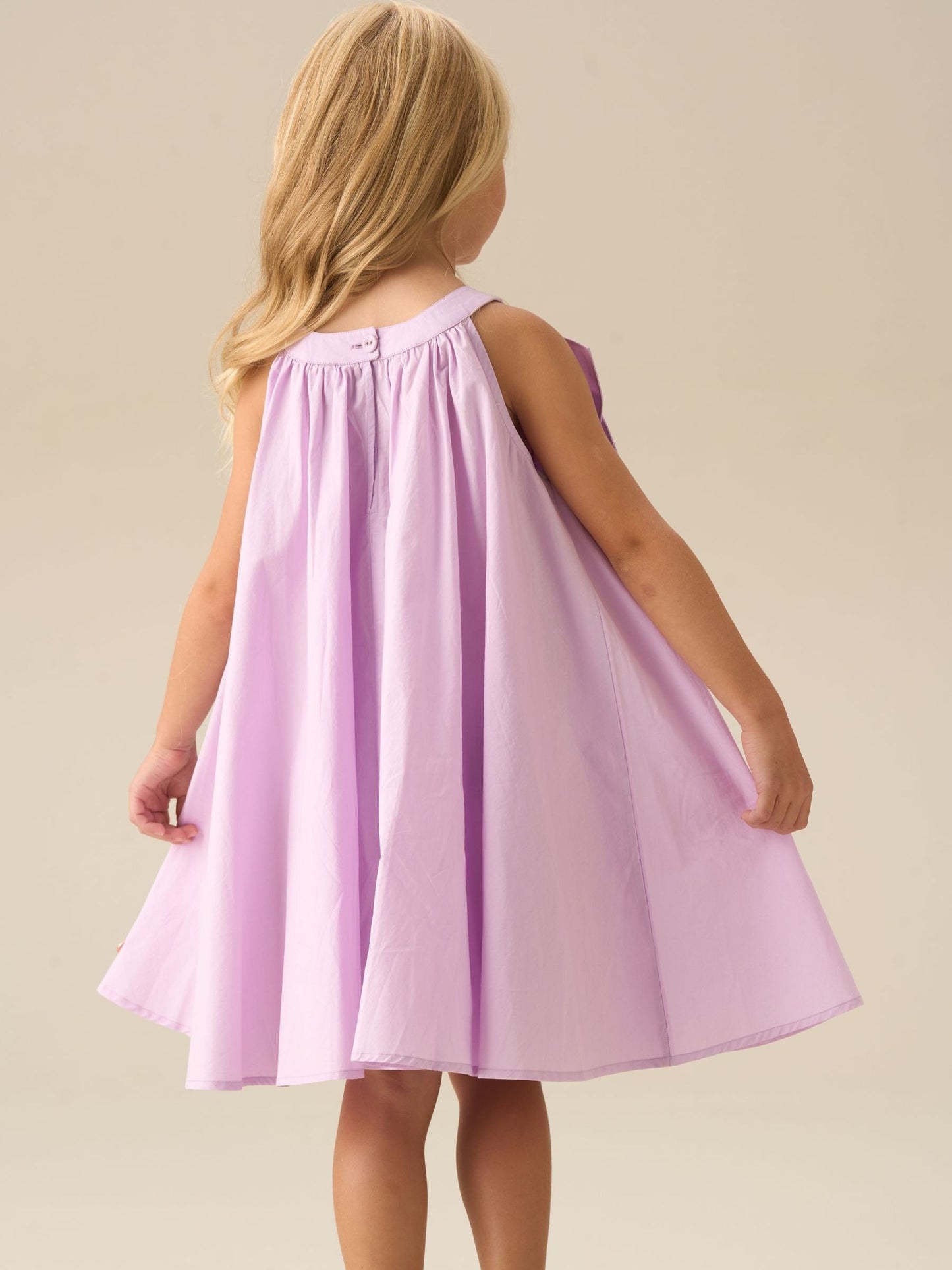 Angel & Rocket Purple Marnie Corsage Swing Dress image 3