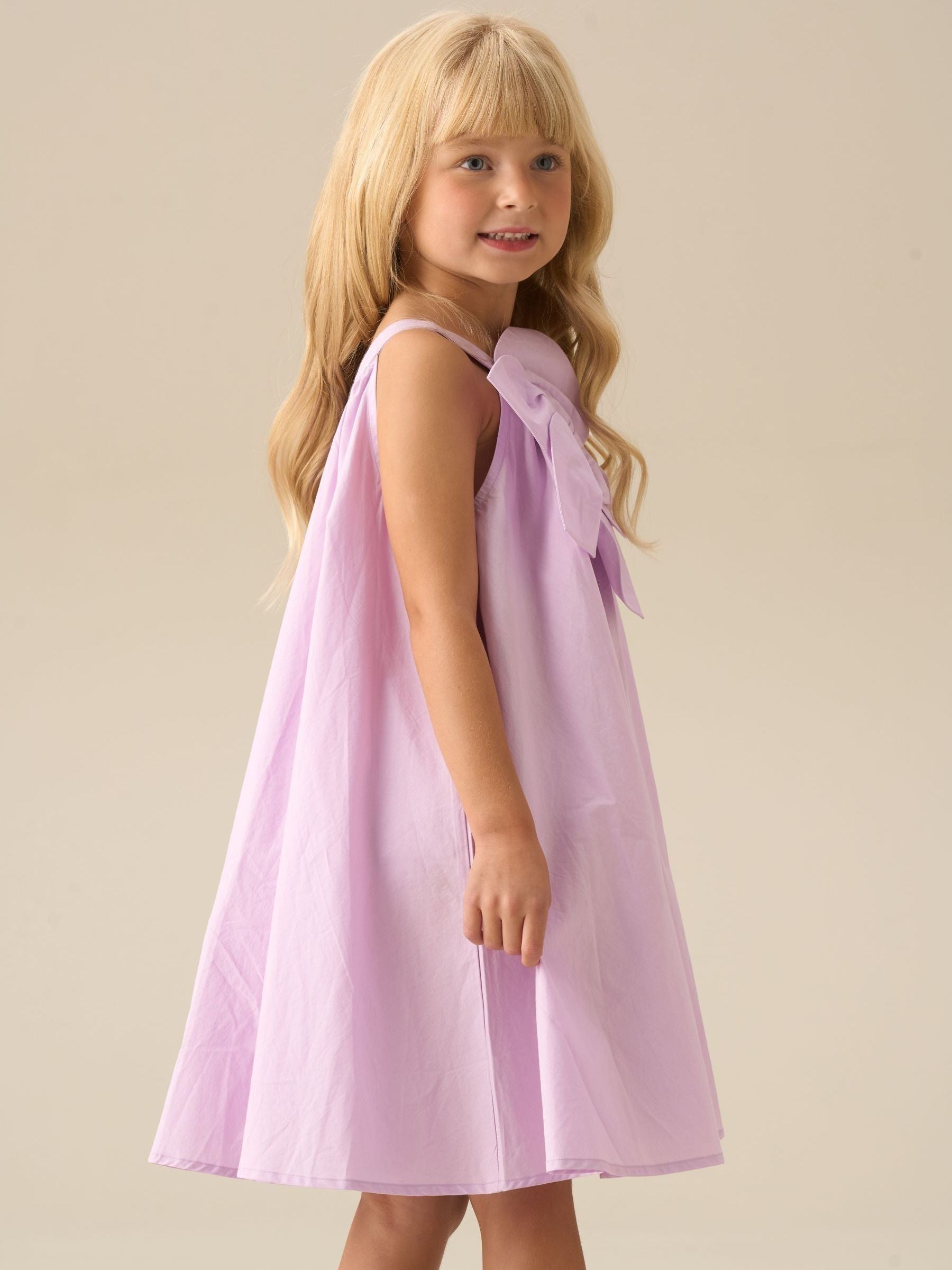 Angel & Rocket Purple Marnie Corsage Swing Dress image 4