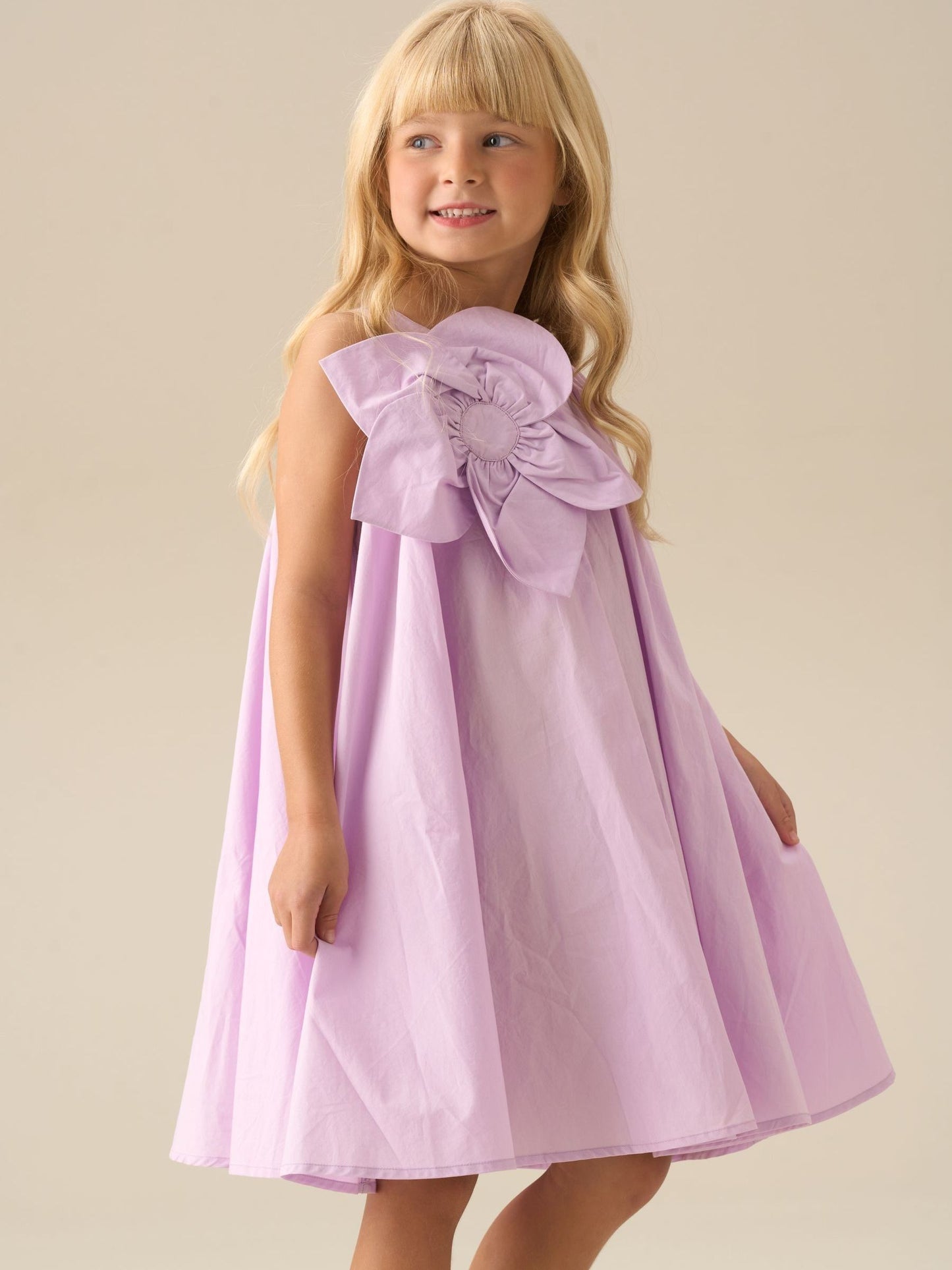 Angel & Rocket Purple Marnie Corsage Swing Dress image 5