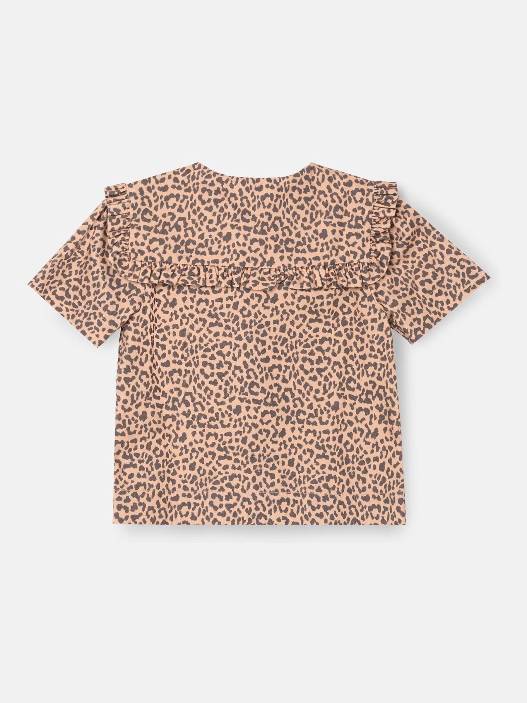 Dsiney Kidz - Angel & Rocket Animal Erika Leopard Collared Tie Blouse image 6