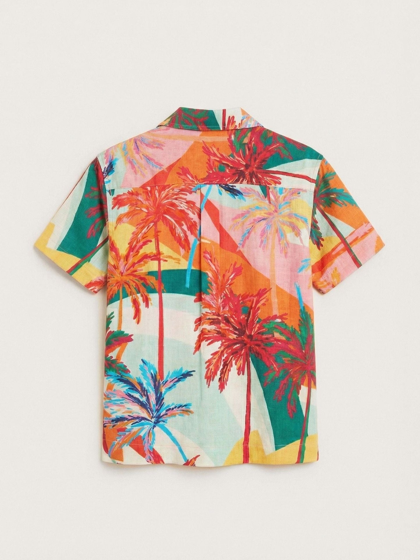 Dsiney Kidz - Angel & Rocket Cream Tyler Bright Palm Short Sleeve Shirt image 5