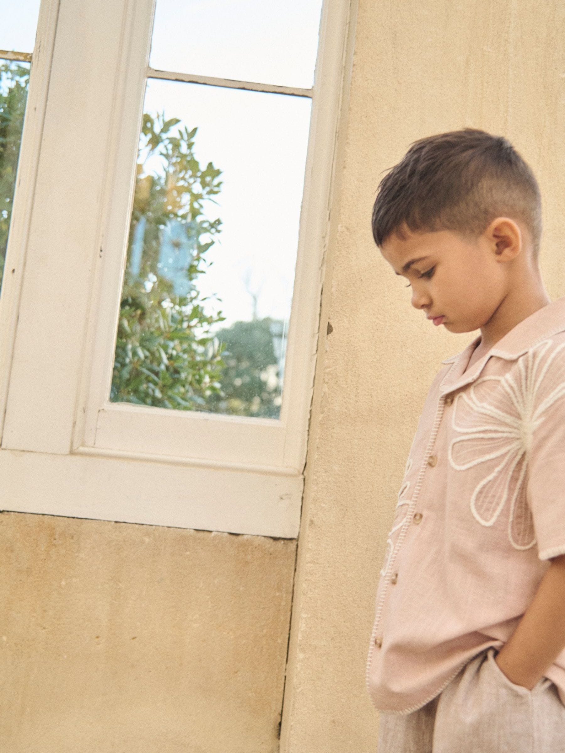 Dsiney Kidz - Angel & Rocket Pink Remy Cornelli Embroidered Shirt image 2