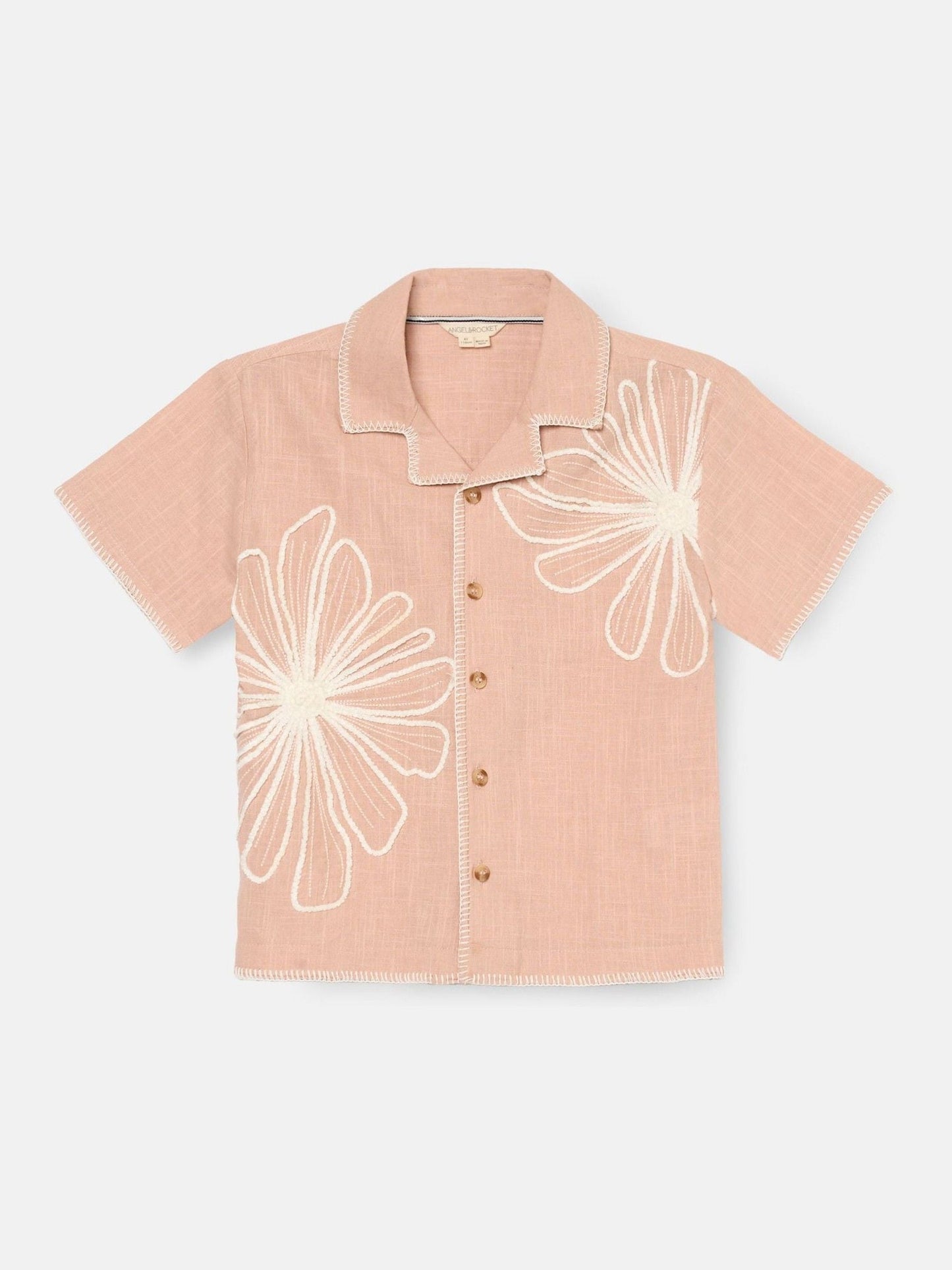 Dsiney Kidz - Angel & Rocket Pink Remy Cornelli Embroidered Shirt image 3
