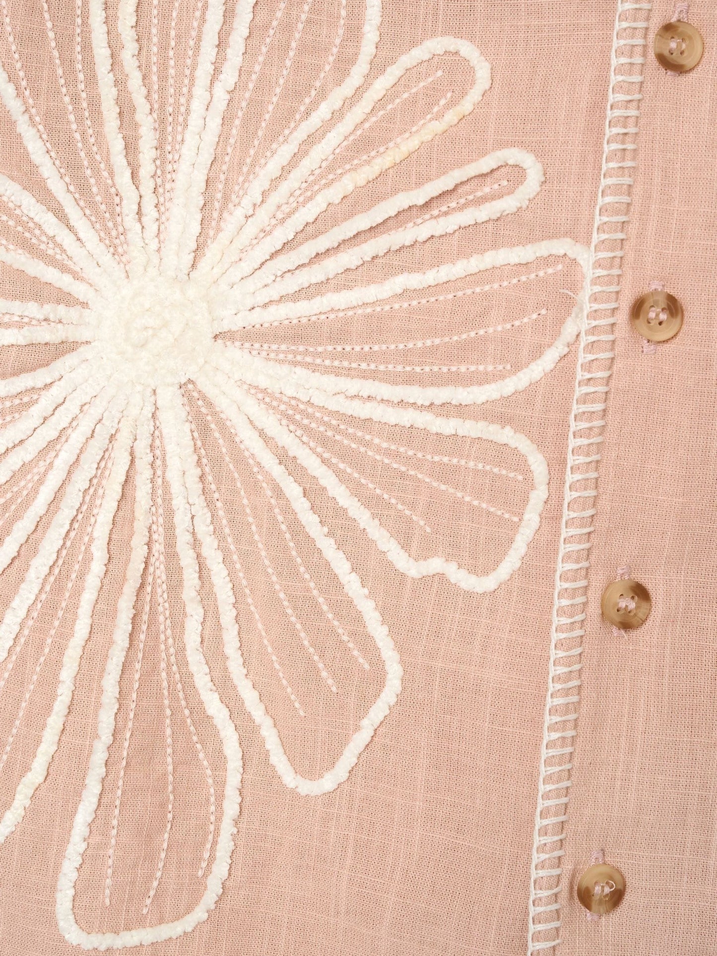 Dsiney Kidz - Angel & Rocket Pink Remy Cornelli Embroidered Shirt image 5
