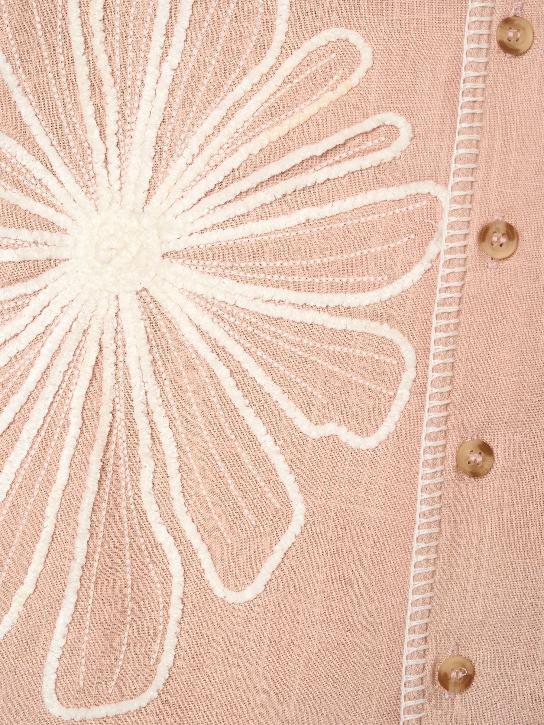 Dsiney Kidz - Angel & Rocket Pink Remy Cornelli Embroidered Shirt image 5