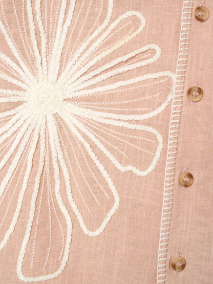 Dsiney Kidz - Angel & Rocket Pink Remy Cornelli Embroidered Shirt image 5
