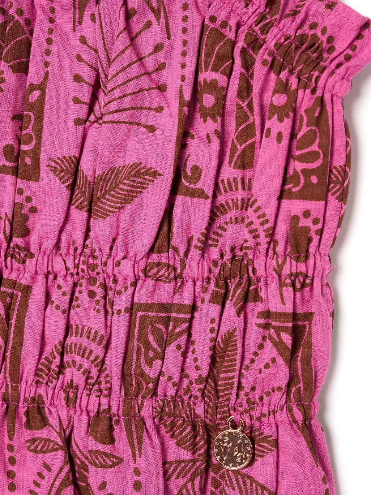 Dsiney Kidz - Angel & Rocket Pink Izzy Palm Print Top image 6