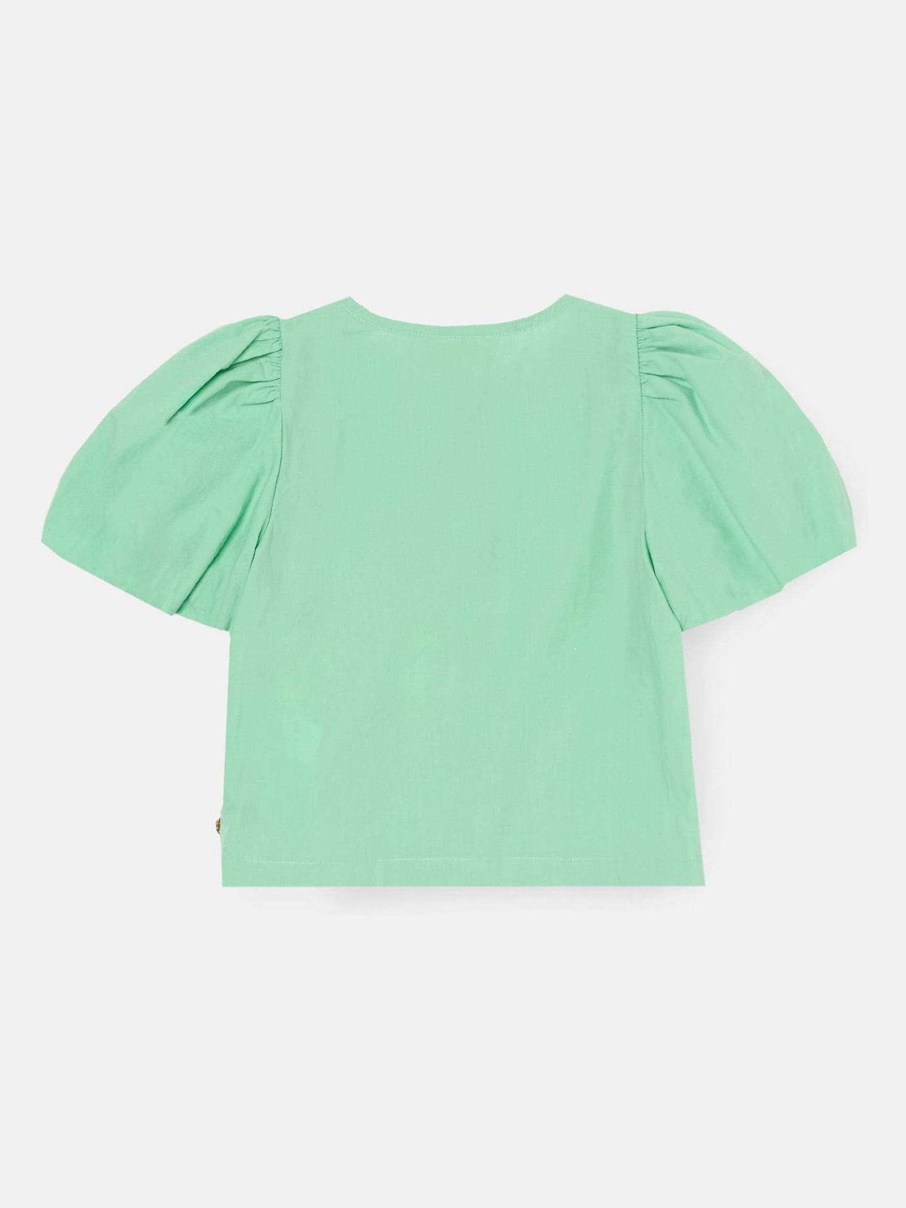 Dsiney Kidz - Angel & Rocket Green Roxie Bow Embellished Woven Blouse image 6
