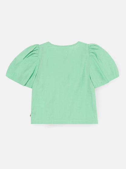 Dsiney Kidz - Angel & Rocket Green Roxie Bow Embellished Woven Blouse image 6