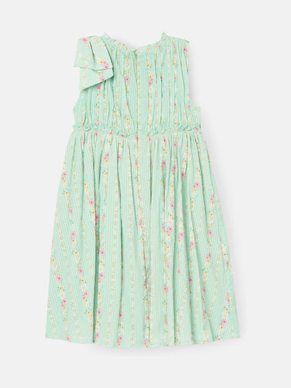 Angel & Rocket Green Gianna Floral Stripe Dress image 7