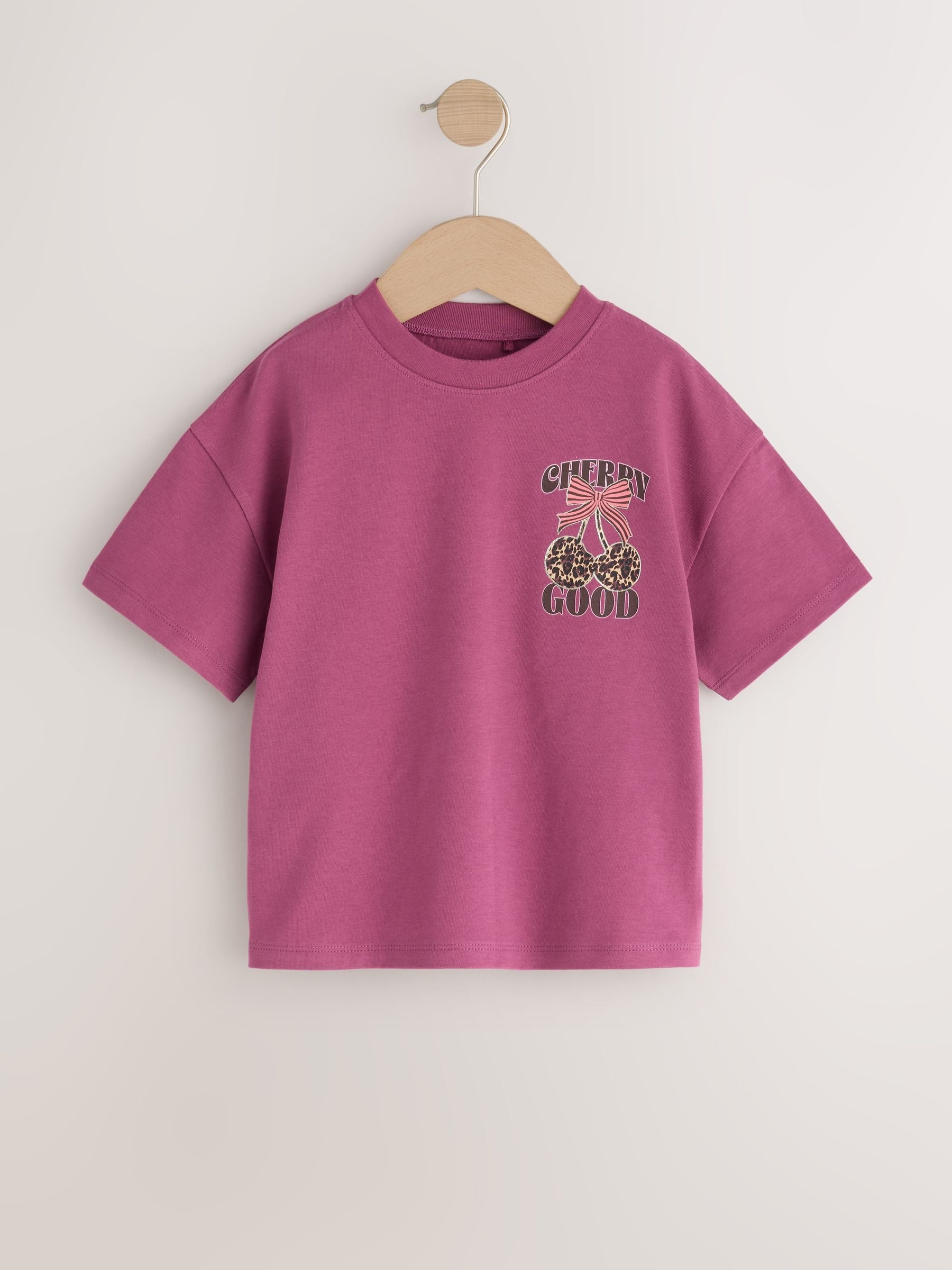 Dsiney Kidz - Berry Red Cherry Short Sleeve T-Shirt (3mths-7yrs) image 5