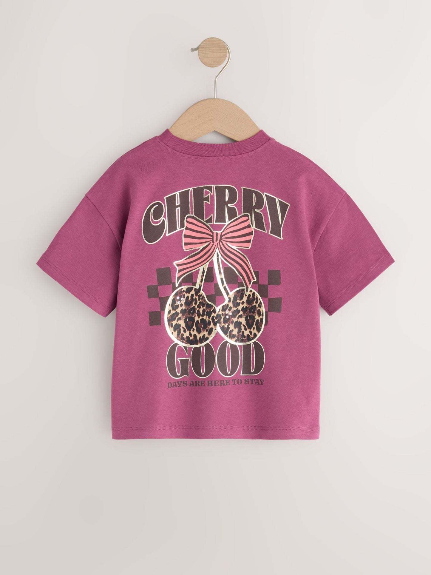 Dsiney Kidz - Berry Red Cherry Short Sleeve T-Shirt (3mths-7yrs) image 6