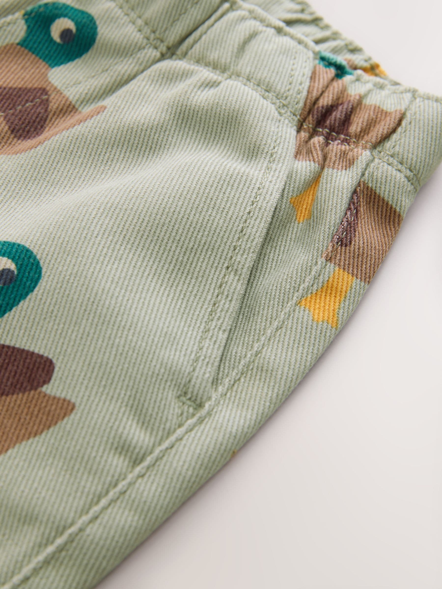 Green Duck Pull On Wide Trousers (3mths-7yrs) image 7