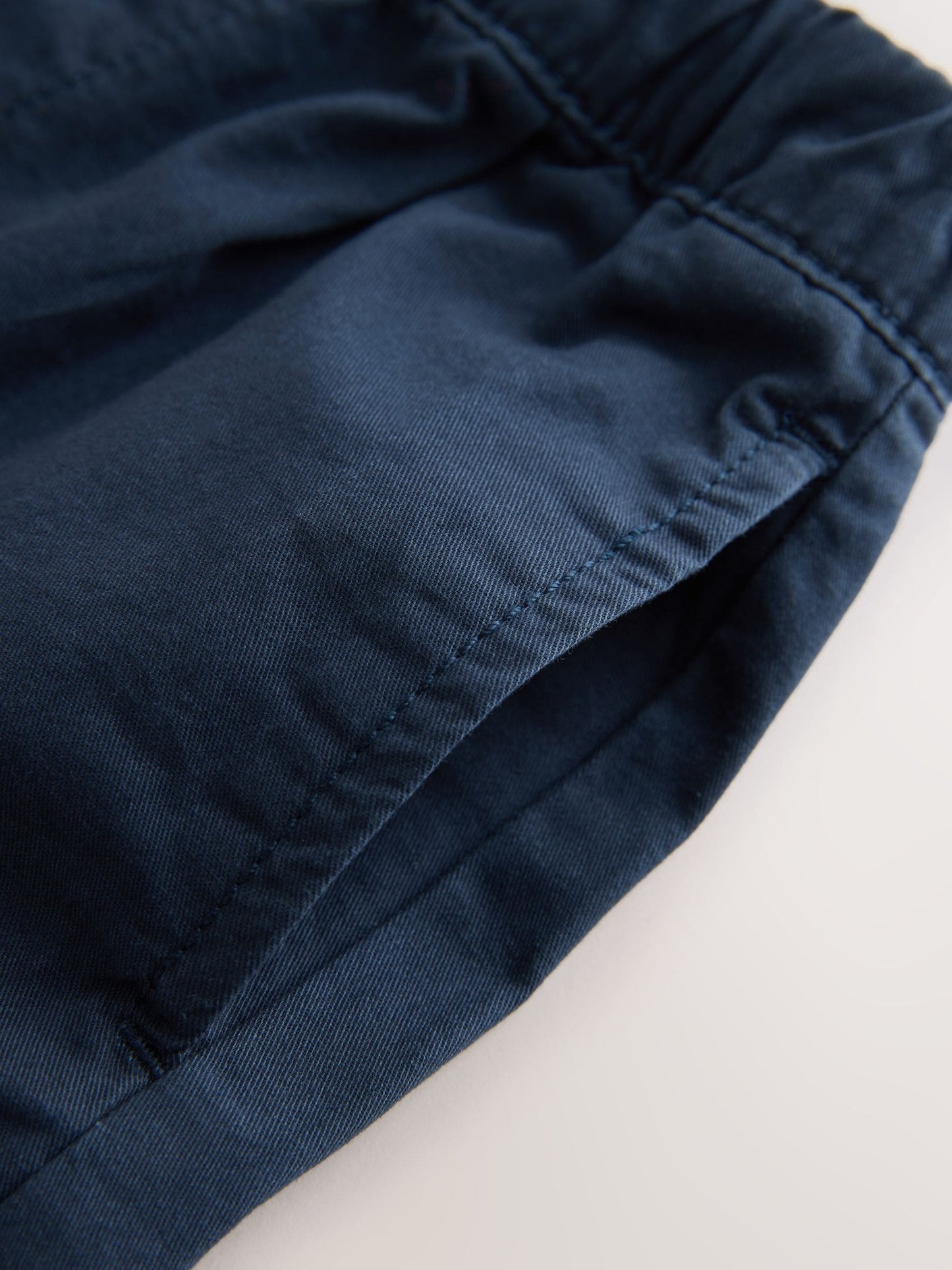 Navy Barrel Pull On Trousers (3mths-7yrs) image 7