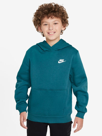 Dsiney Kidz - Nike Bright Spruce Green Club Fleece Pullover Hoodie image 1