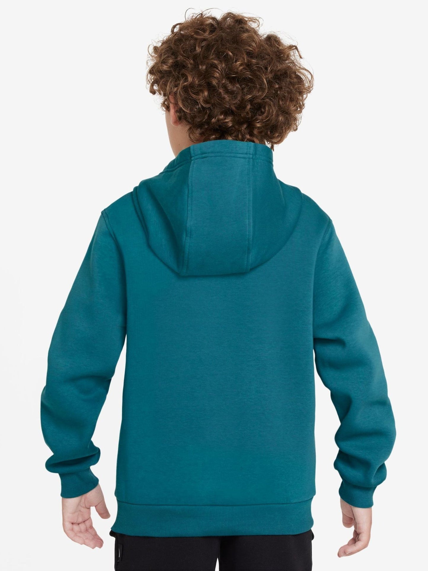 Dsiney Kidz - Nike Bright Spruce Green Club Fleece Pullover Hoodie image 2
