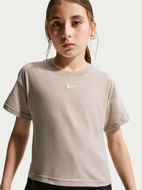 Dsiney Kidz - Nike Particle Grey Sportswear Boxy T-Shirt image 1