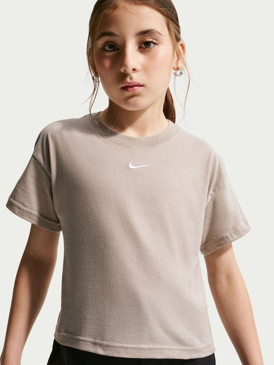 Dsiney Kidz - Nike Particle Grey Sportswear Boxy T-Shirt image 1