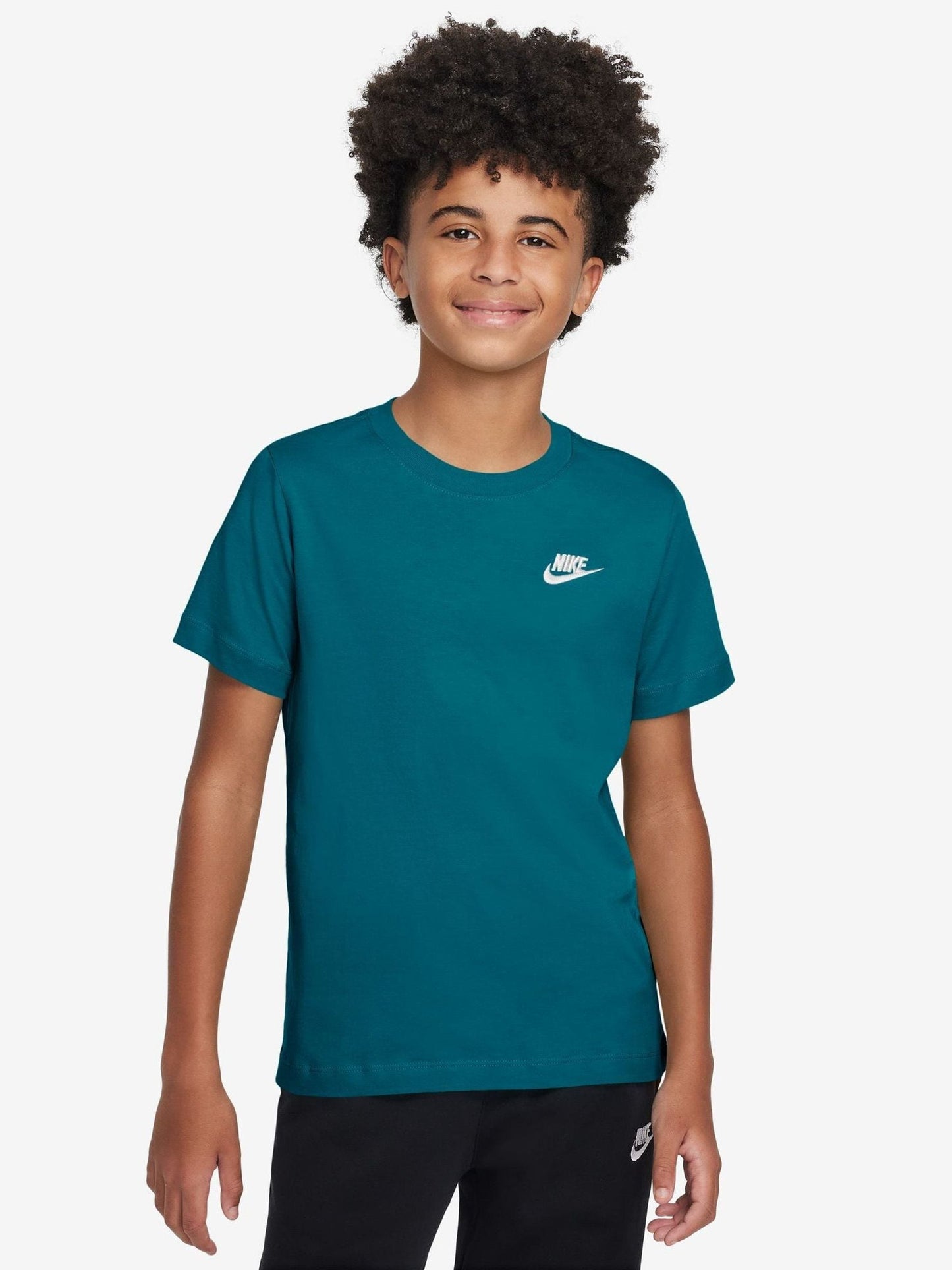 Dsiney Kidz - Nike Bright Spruce Green Short Sleeve Club T-Shirt image 1