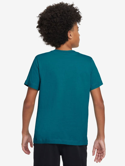 Dsiney Kidz - Nike Bright Spruce Green Short Sleeve Club T-Shirt image 2