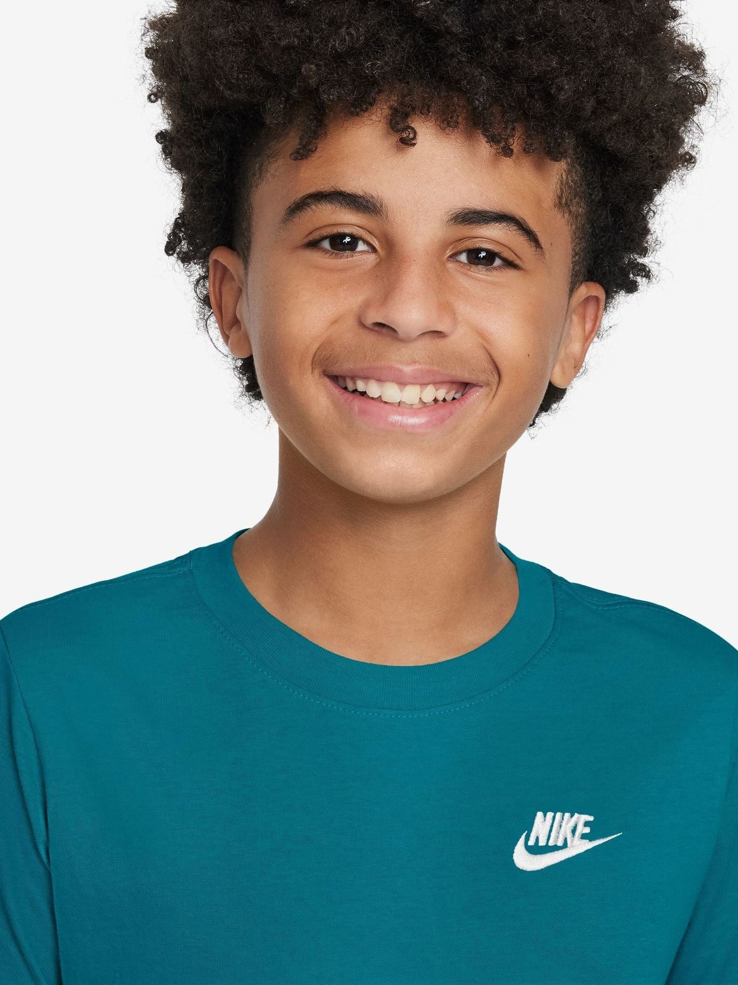 Dsiney Kidz - Nike Bright Spruce Green Short Sleeve Club T-Shirt image 3