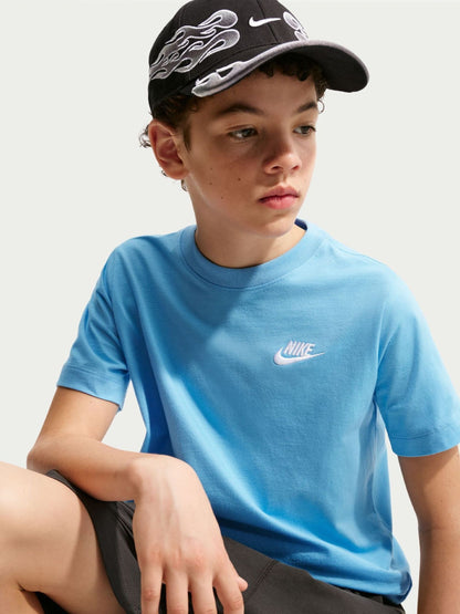 Dsiney Kidz - Nike Blue Short Sleeve Club T-Shirt image 2