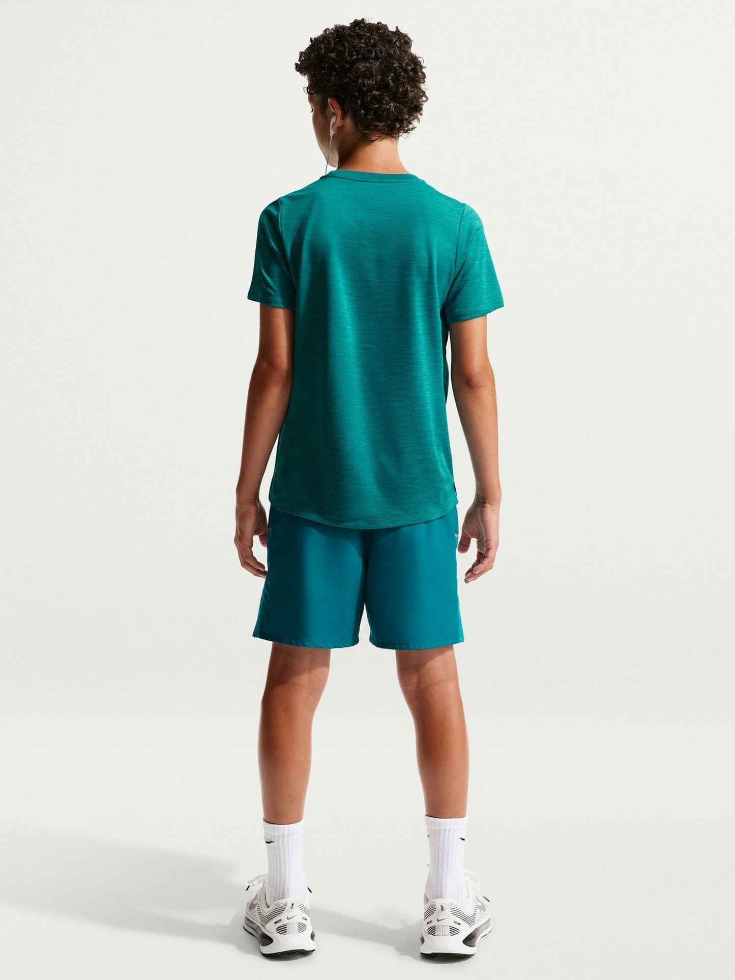 Dsiney Kidz - Nike Bright Spruce Green Miler Dri-FIT Short Sleeve T-Shirt image 3