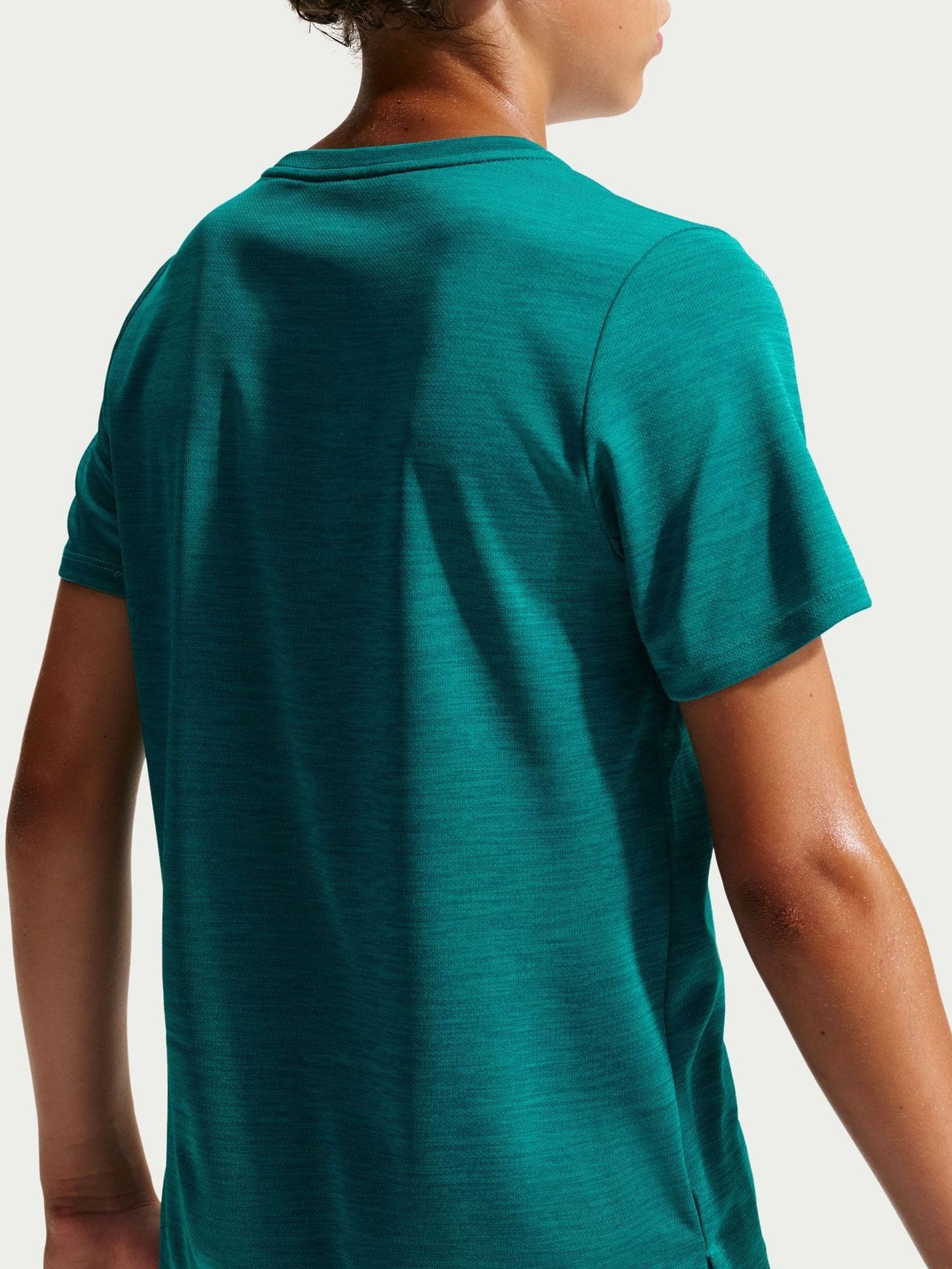 Dsiney Kidz - Nike Bright Spruce Green Miler Dri-FIT Short Sleeve T-Shirt image 5