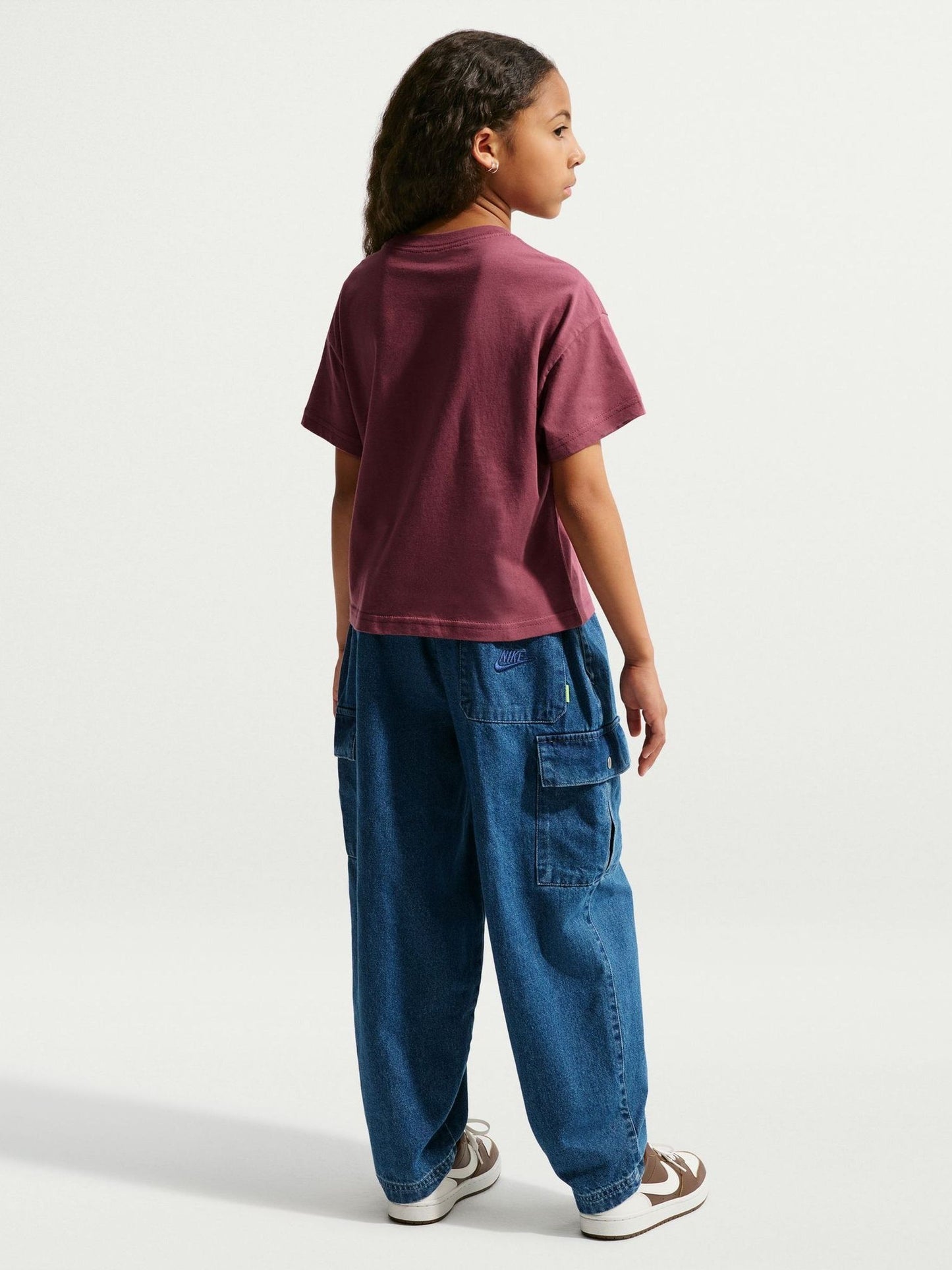 Dsiney Kidz - Nike Pink Smoke Sportswear Boxy T-Shirt image 3