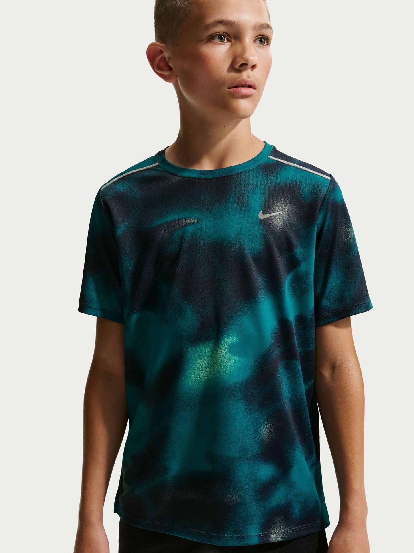 Dsiney Kidz - Nike Eclipse Blue DriFIT Miler Printed T-Shirt image 1