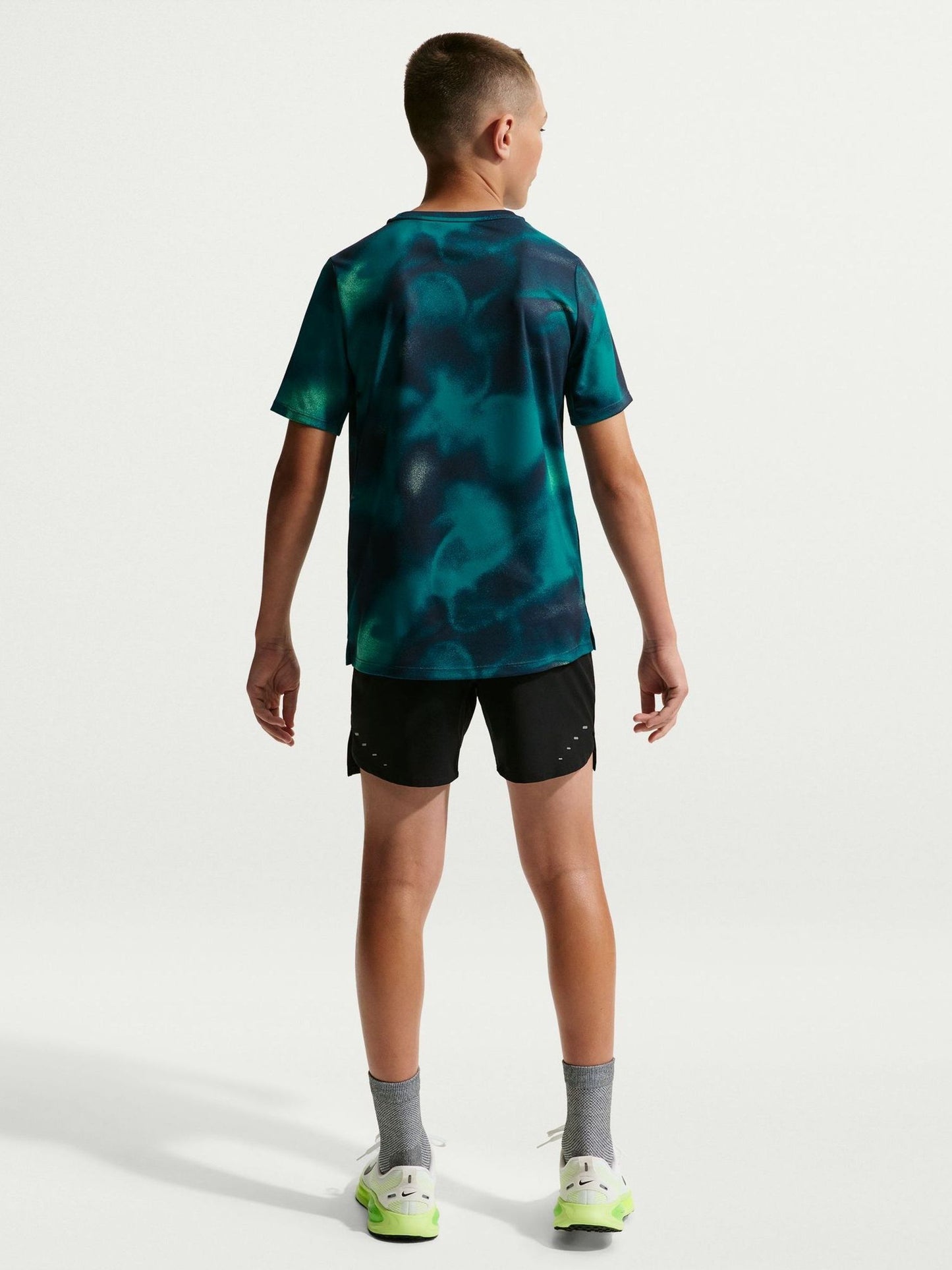 Dsiney Kidz - Nike Eclipse Blue DriFIT Miler Printed T-Shirt image 3