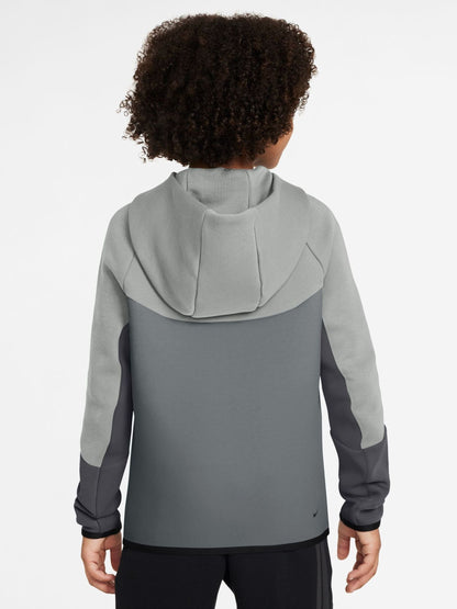 Dsiney Kidz - Nike Smoke Grey Tech Fleece Zip Through Hoodie image 2